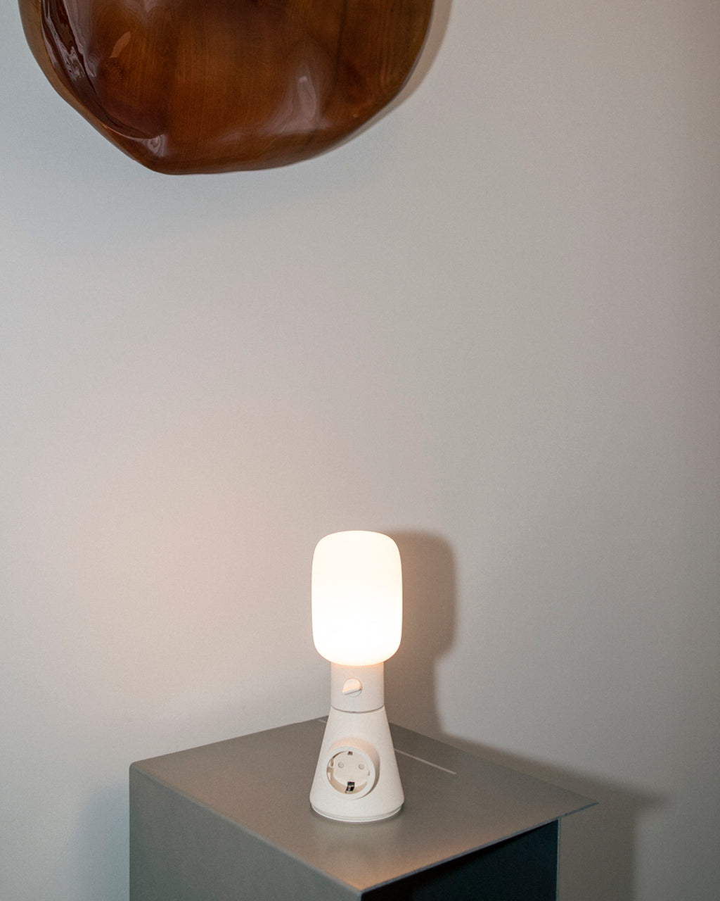 Pedestal Plug-in Lamp Lighting 007 Pearl