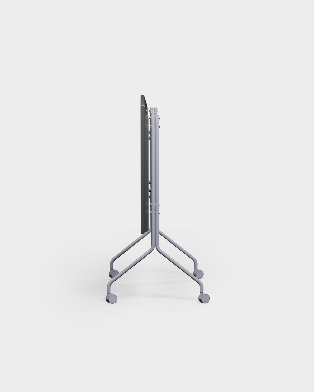 Pedestal Moon Stands W/ Wheels 047 Ash Gray
