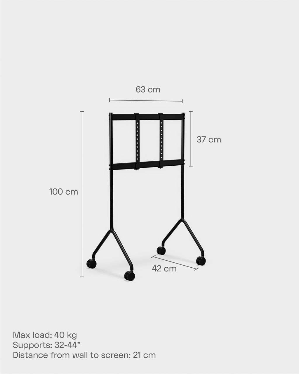 Pedestal Moon Light TV Stands 017 Apricot